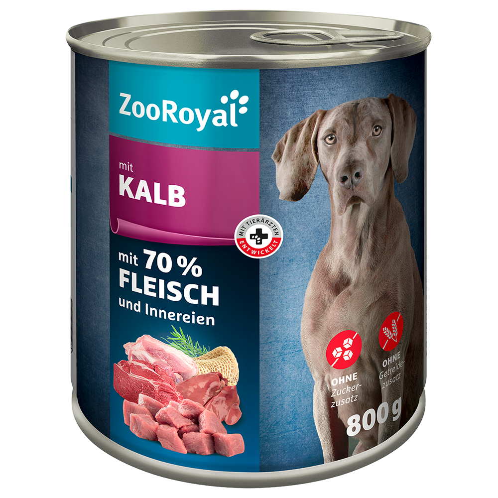 Bild: ZooRoyal Hundefutter mit Kalb