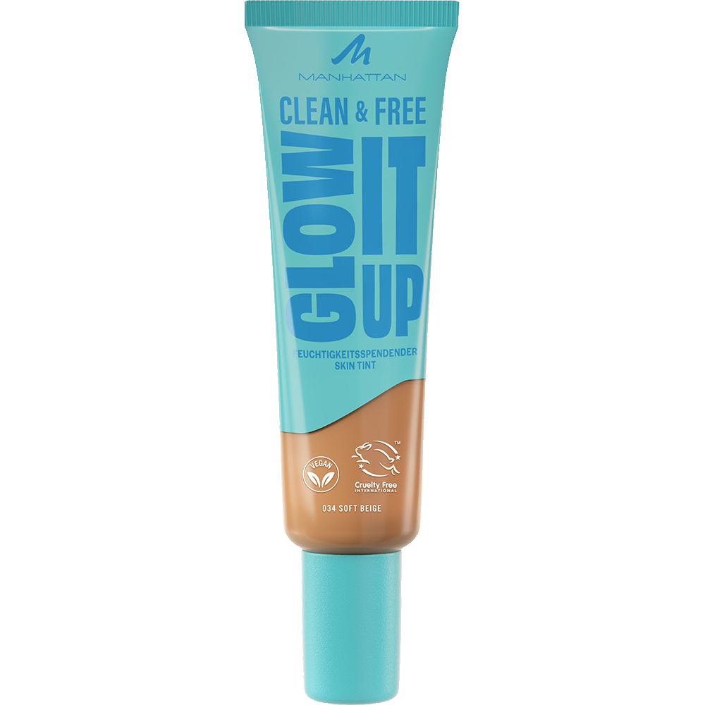 Bild: MANHATTAN Clean & Free Glow It Up Skin Tint Soft Beige