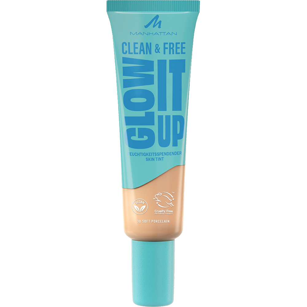 Bild: MANHATTAN Clean & Free Glow It Up Skin Tint Soft Porcelain
