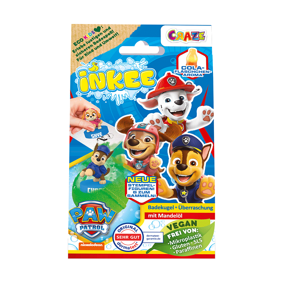 Bild: Craze Inkee Überraschungs-Badebombe Paw Patrol