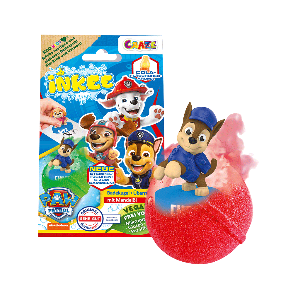 Bild: Craze Inkee Überraschungs-Badebombe Paw Patrol