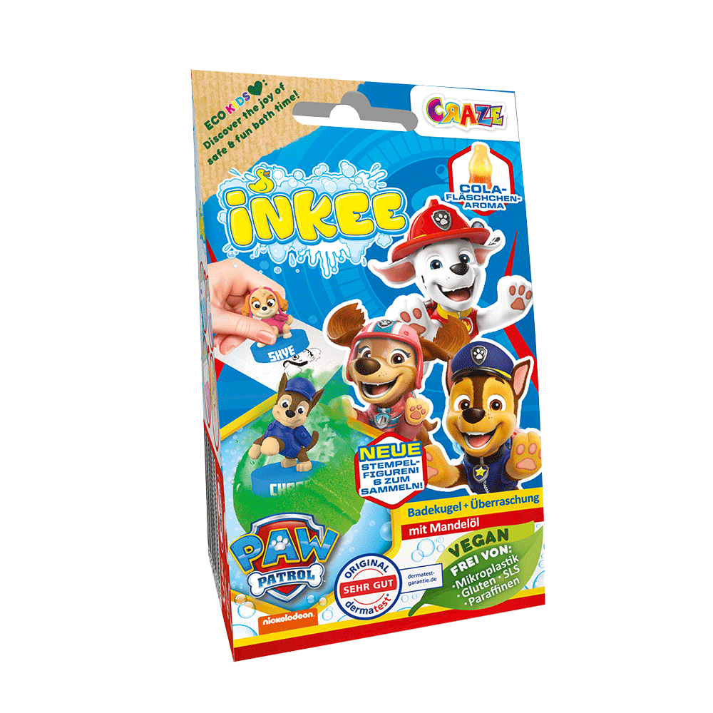Bild: Craze Inkee Überraschungs-Badebombe Paw Patrol