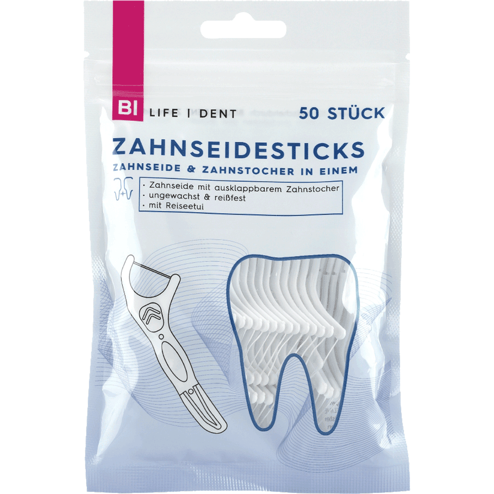 Bild: BI LIFE DENT Zahnseidesticks