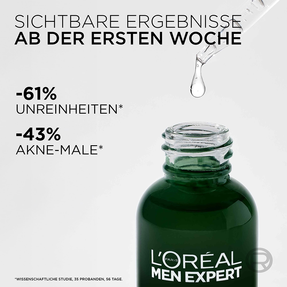 Bild: L'ORÉAL PARIS MEN EXPERT Derma Control Niacinamide Anti-Unreinheiten Serum