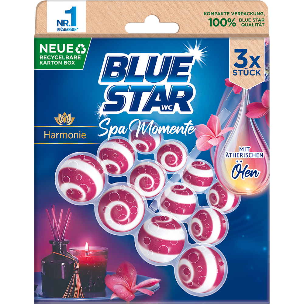 Bild: Blue Star Spa Momente WC-Steine Harmonie