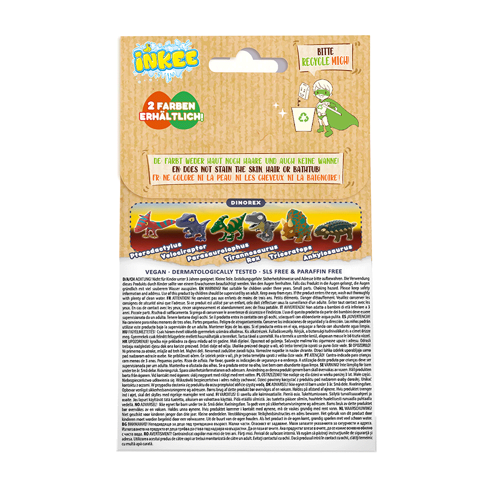 Bild: Craze Inkee Badekugel + Überraschung Dinorex