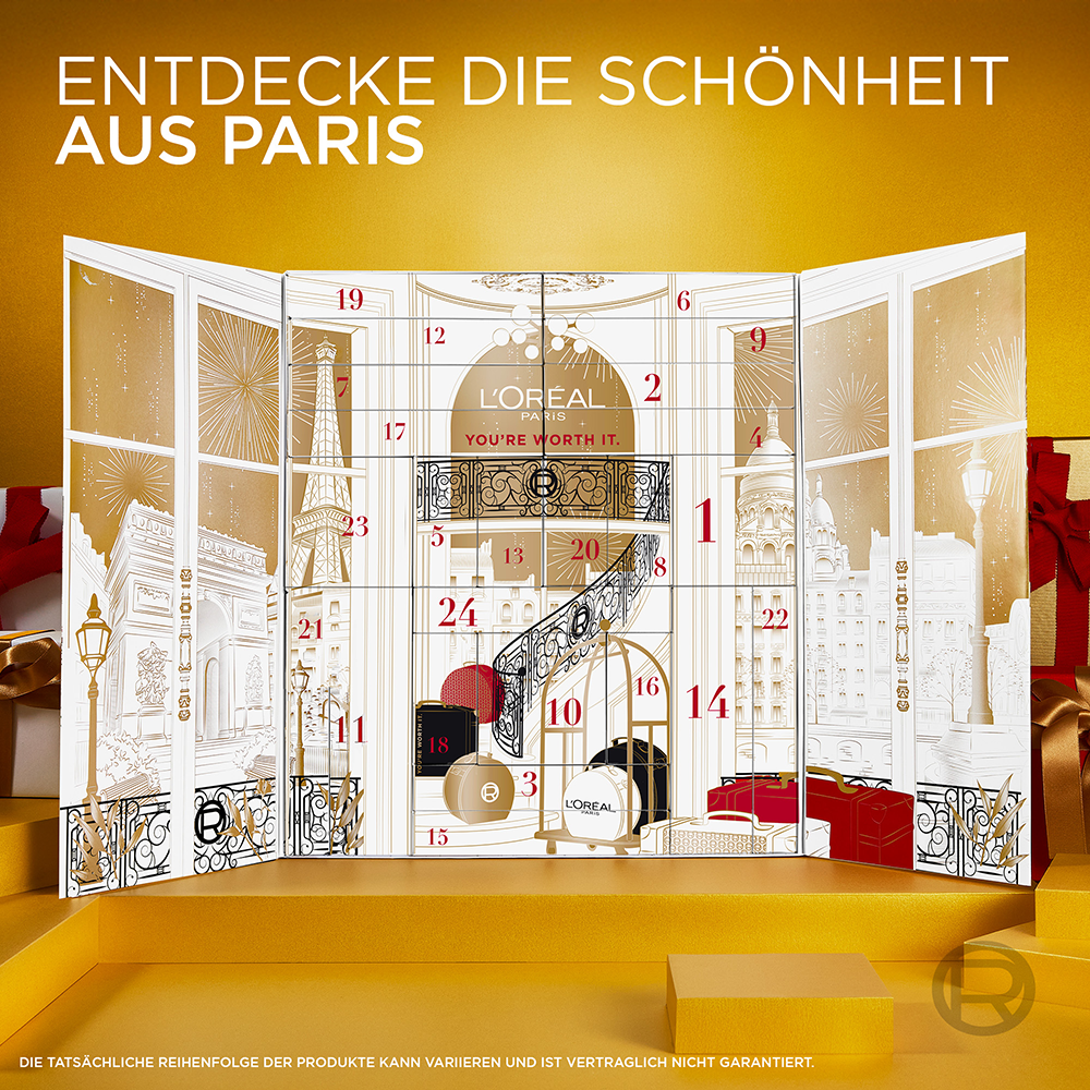 Bild: L'ORÉAL PARIS 24 Tage Beauty Adventskalender 2025 