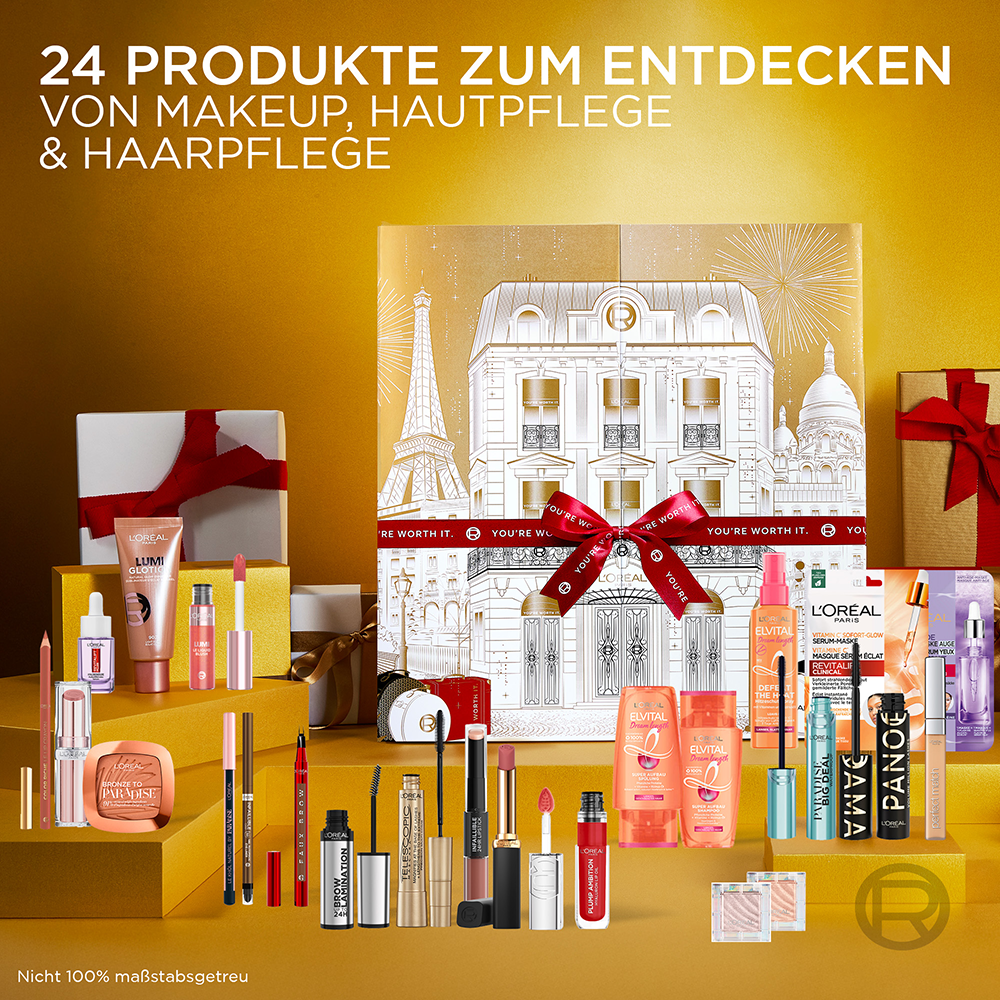 Bild: L'ORÉAL PARIS 24 Tage Beauty Adventskalender 2025 