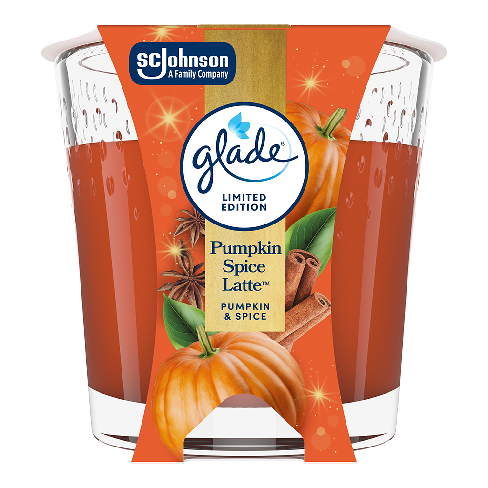 Bild: Glade Duftkerze Pumpkin Spice Latte