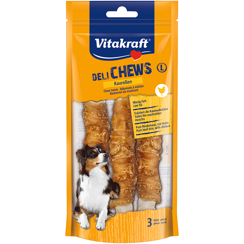 Bild: Vitakraft Deli Chews Kaurollen mit Huhn