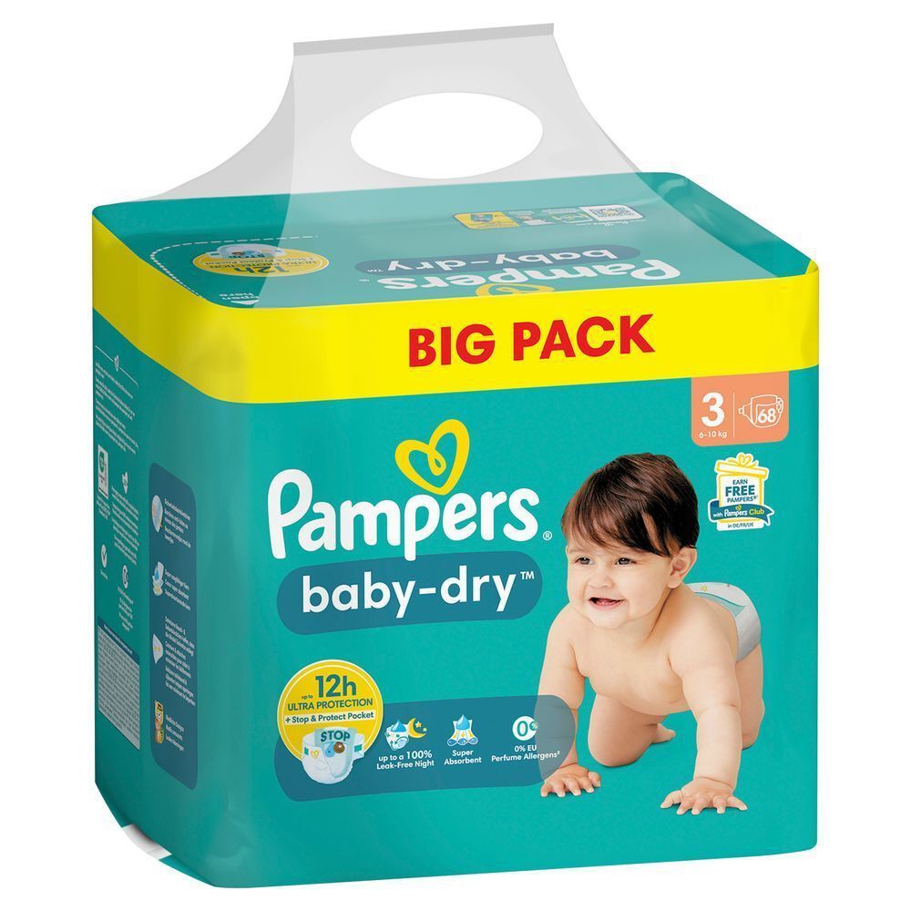 Bild: Pampers Baby-Dry Größe 3, BIG PACK