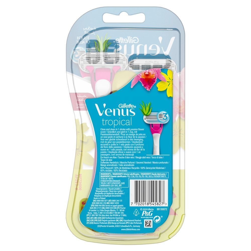 Bild: Gillette Venus Tropical Einwegrasierer