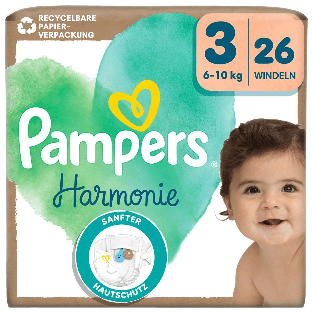 Bild: Pampers Harmonie Windeln Größe 3, 6kg-10kg