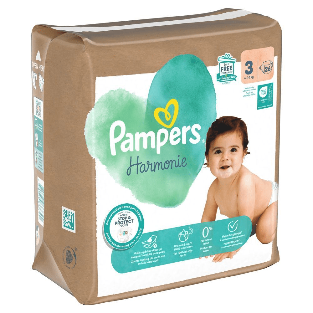 Bild: Pampers Harmonie Windeln Größe 3, 6kg-10kg