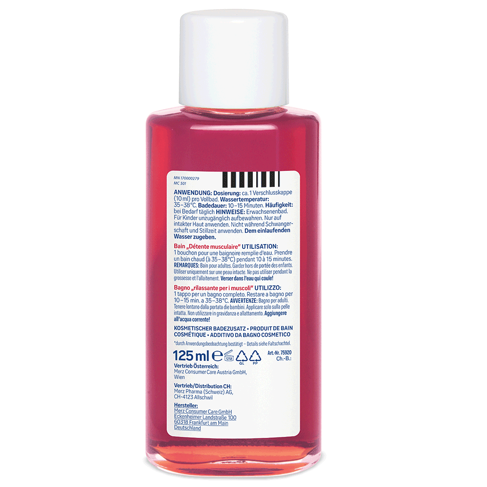 Bild: tetesept: Gesundheitsbad Muskel-Entspannung