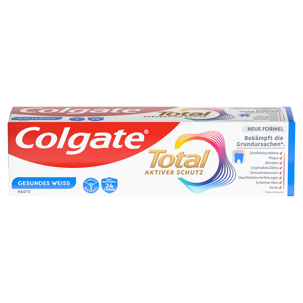 Bild: Colgate Total Gesundes Weiß Zahncreme