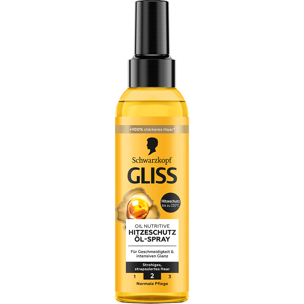 Bild: Schwarzkopf GLISS Oil Nutritive Hitzschutz Öl-Spray
