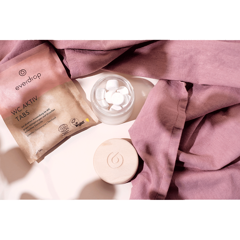 Bild: Everdrop WC Aktiv Tabs Limette Zitronengras Patchouli