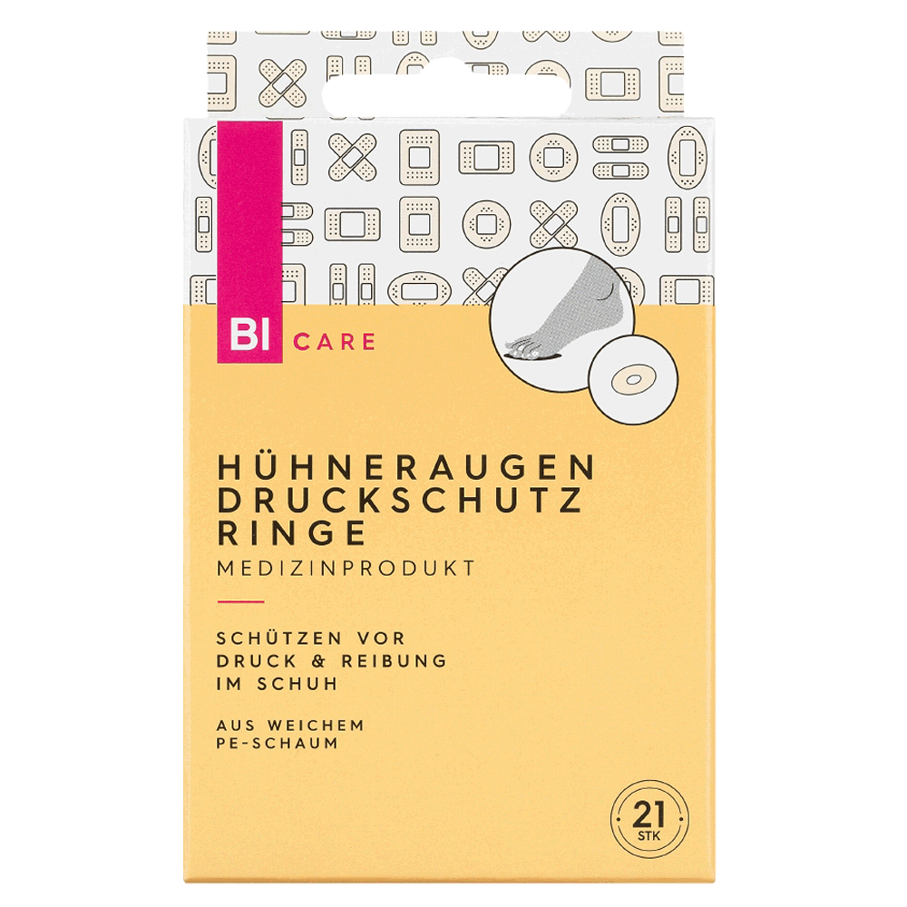 Bild: BI CARE Hühneraugen Druckschutz Ringe