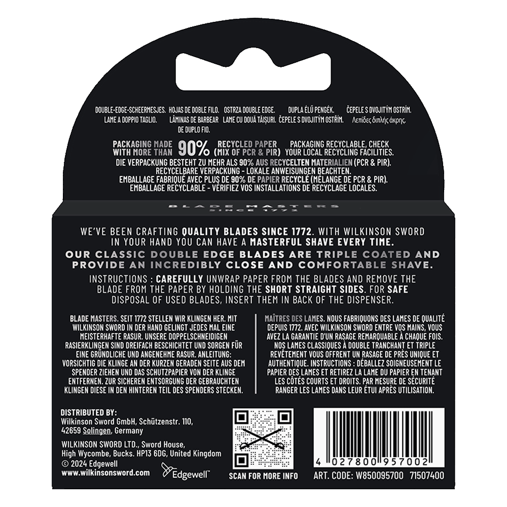 Bild: Wilkinson Sword Double Edge Klingen