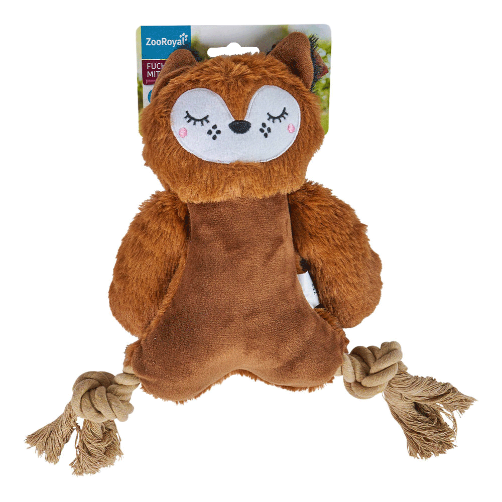 Bild: ZooRoyal Plüschfuchs mit Seil