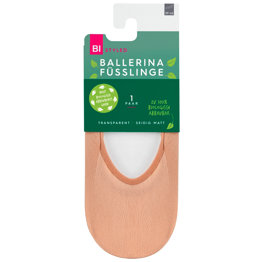 Bild: BI STYLED Ballerina Füsslinge Nude