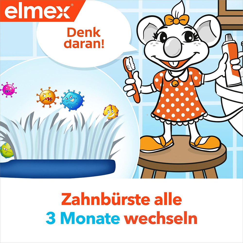 Bild: elmex Kinder Zahnbürste 2-6 Jahre