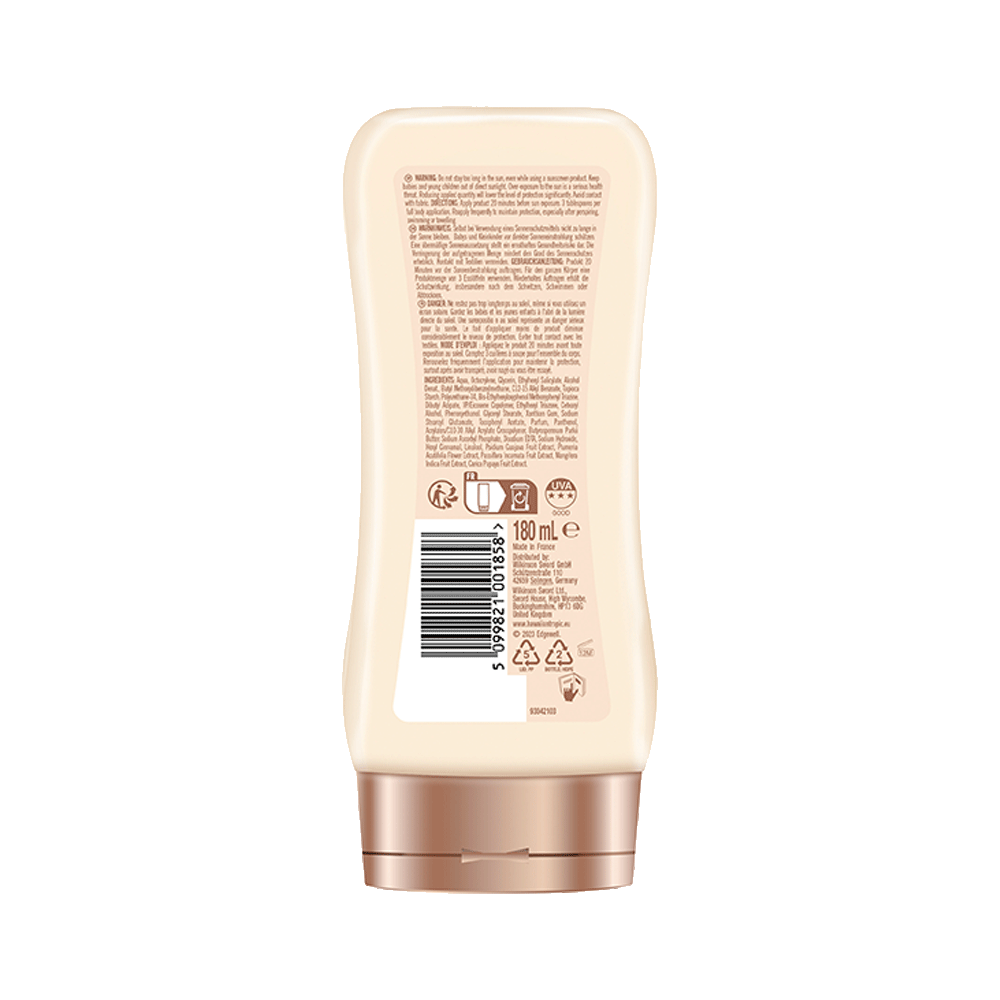 Bild: Hawaiian Tropic Sonnencreme Glowing Protection LSF 50