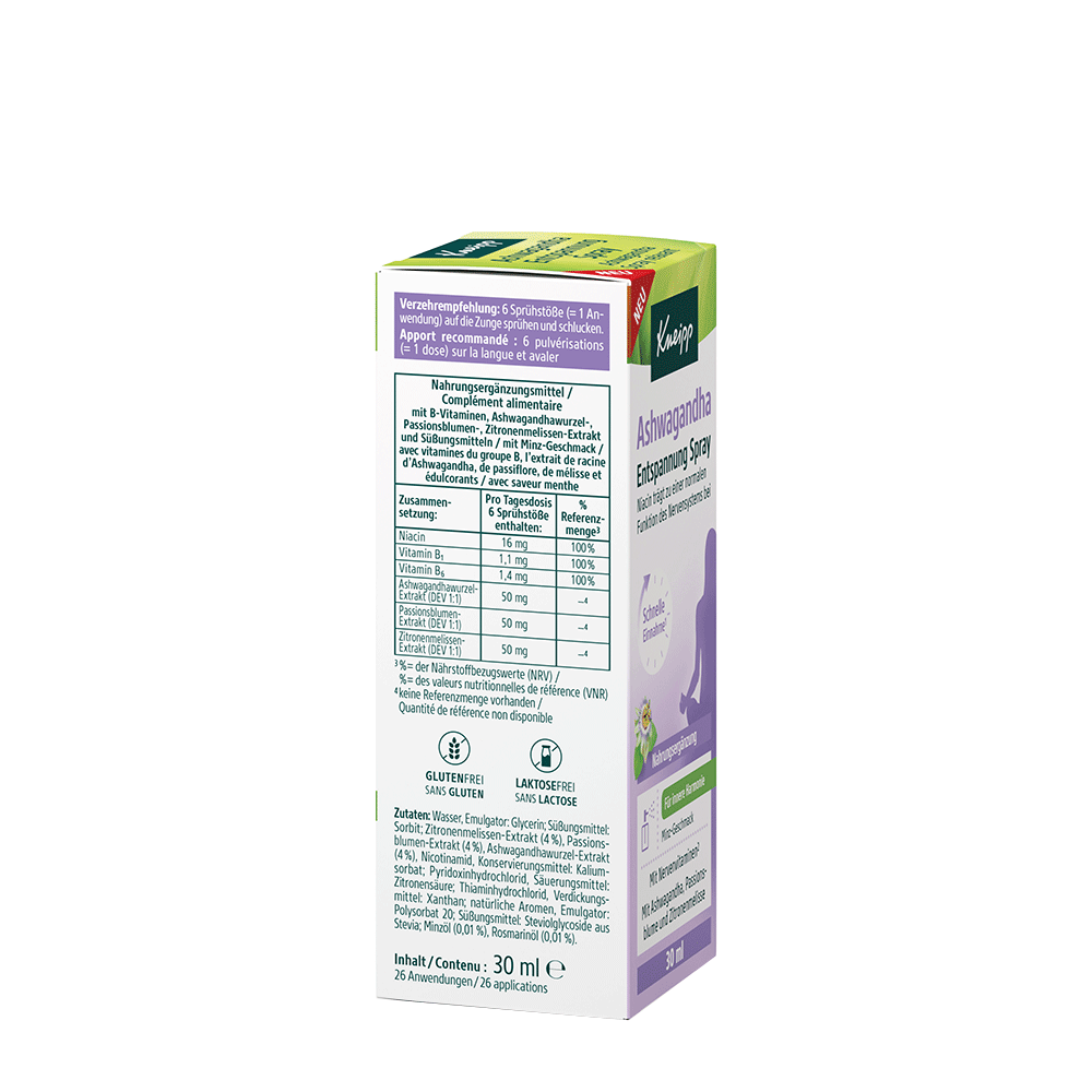 Bild: Kneipp Ashwagandha Entspannung Spray