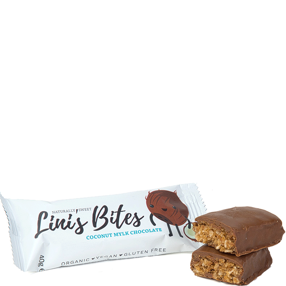 Bild: Linis Bites Riegel Coconut Mylk Chocolate