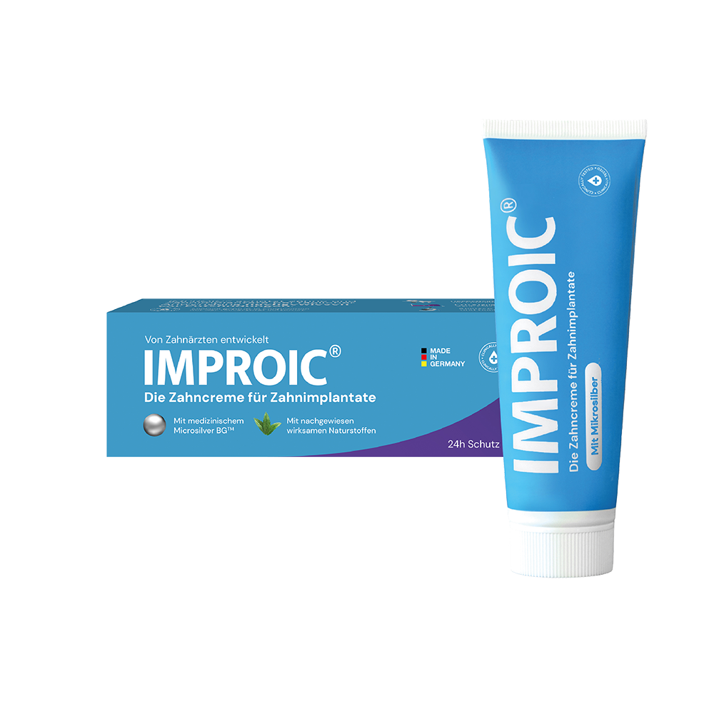 Bild: Improic Zahncreme für Zahnimplantate