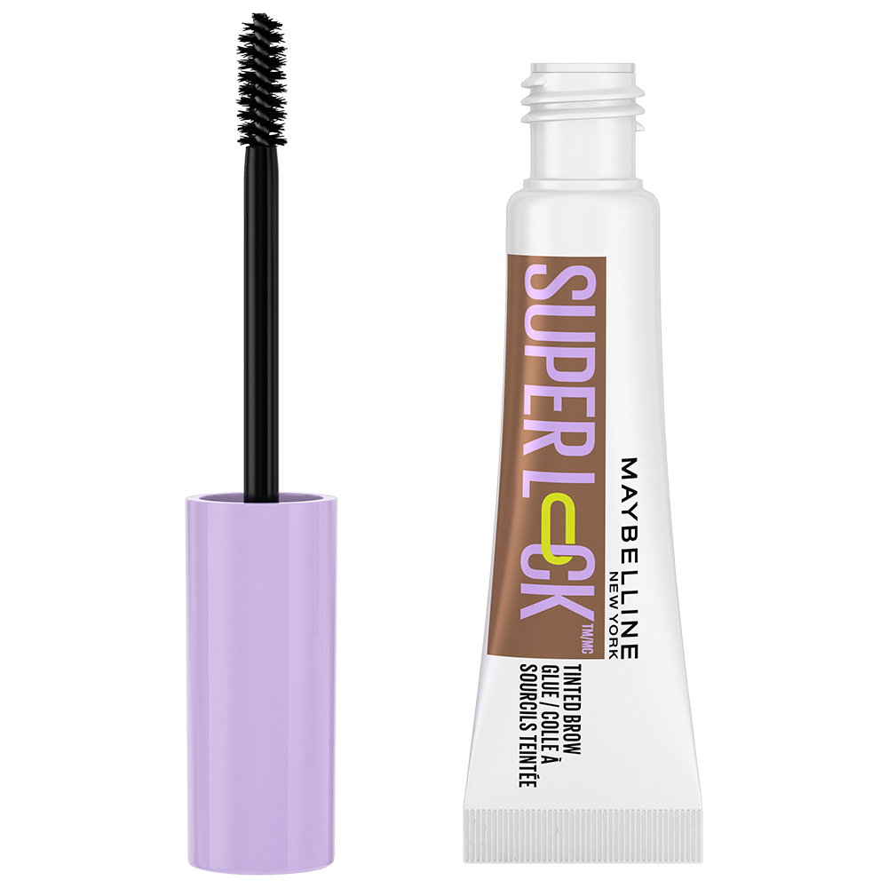 Bild: MAYBELLINE Super Lock Brow Glue Augenbrauengel Medium Brown