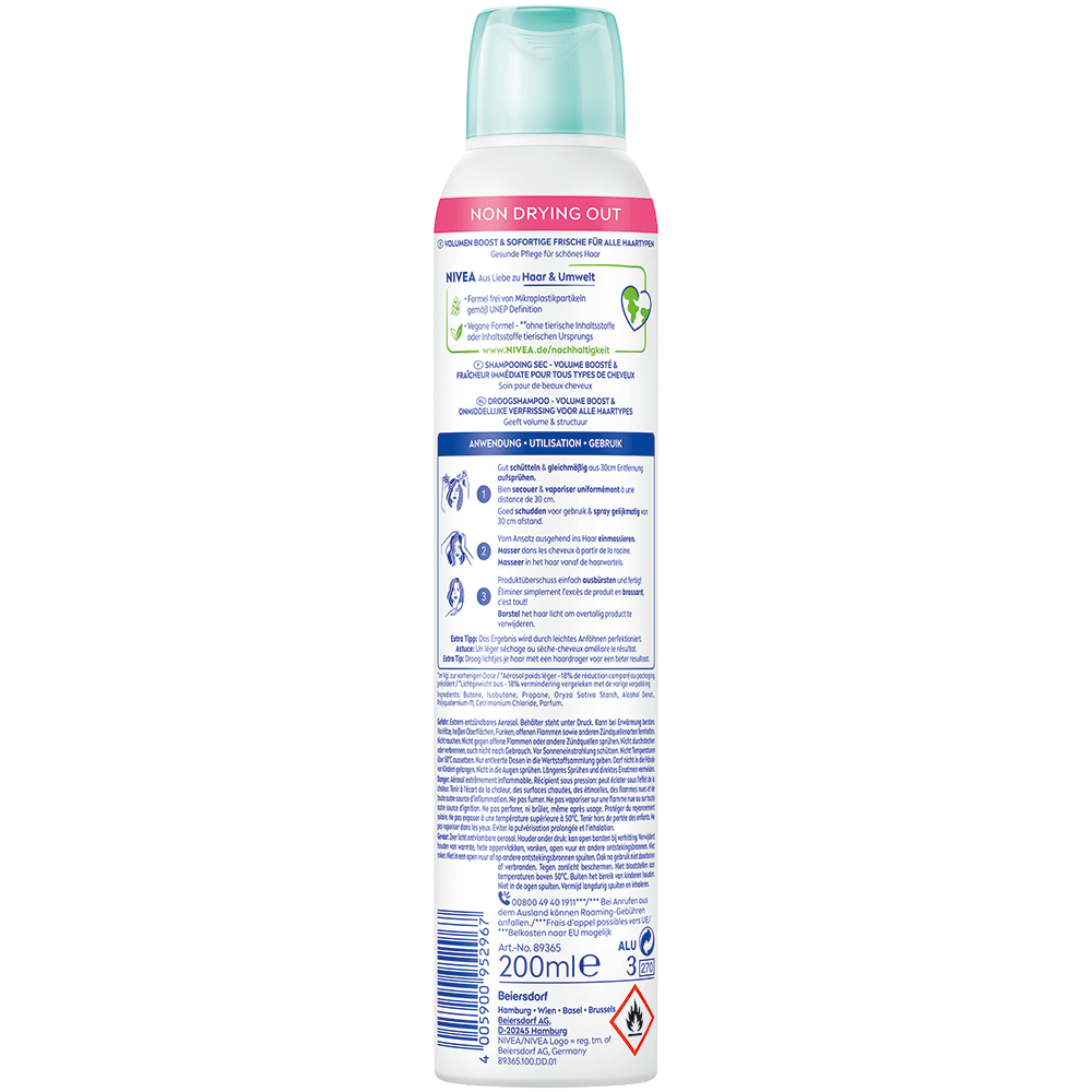 Bild: NIVEA Trockenshampoo Volumen