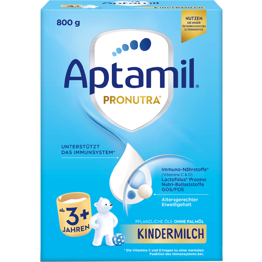 Bild: Aptamil Pronutra 3+, Kindermilch
