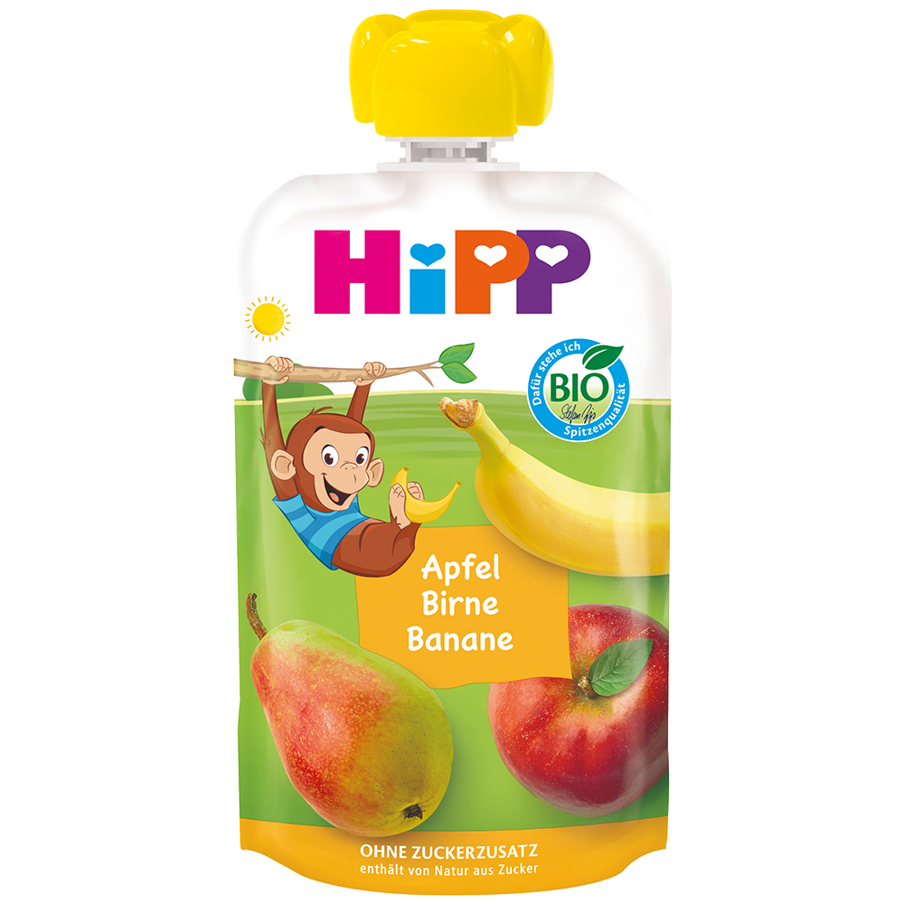 Bild: HiPP Quetschie Apfel-Birne-Banane