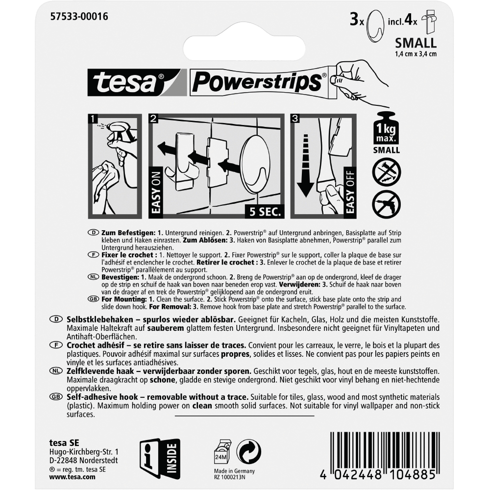 Bild: tesa Selbstklebehaken