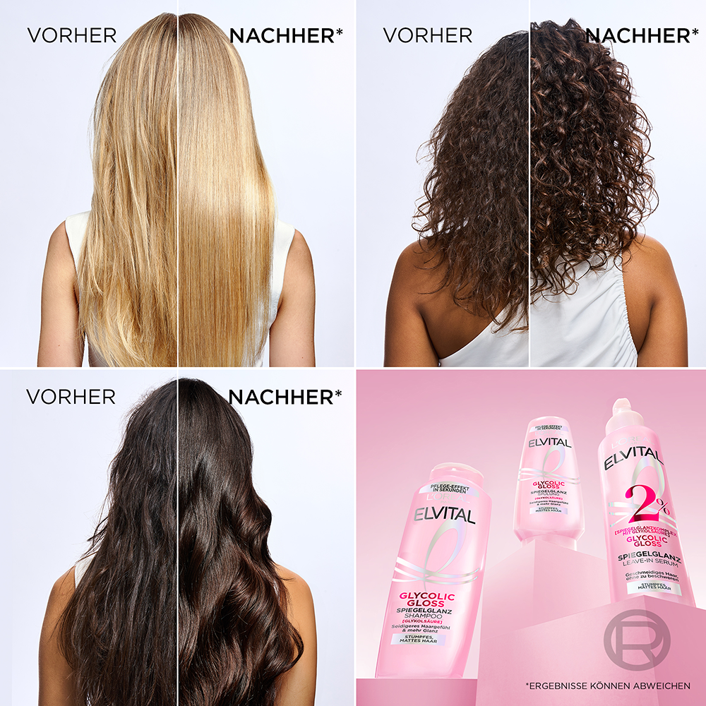 Bild: L'ORÉAL PARIS ELVITAL Glycolic Gloss Shampoo
