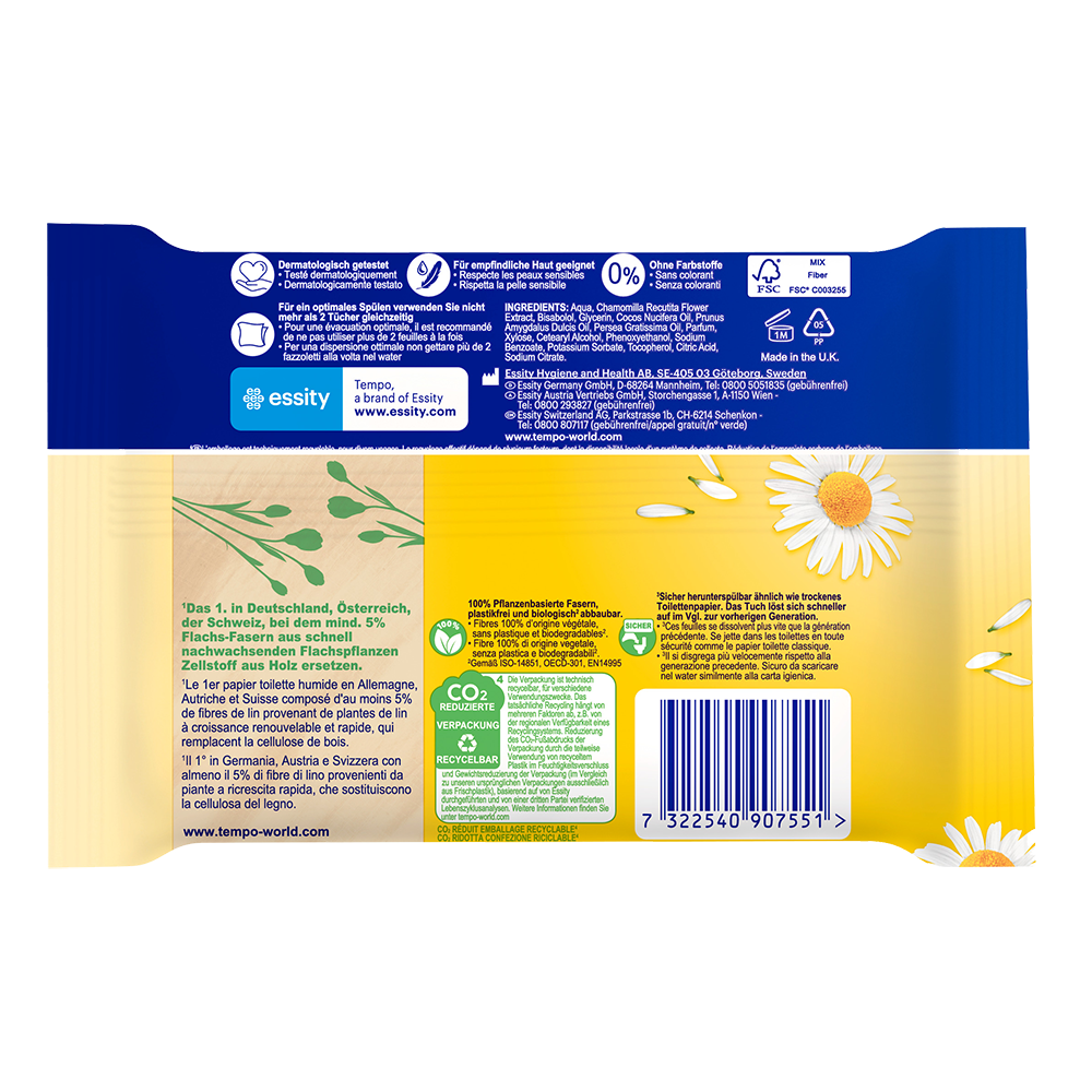 Bild: Tempo Feuchtes Toilettenpapier sanft & pflegend