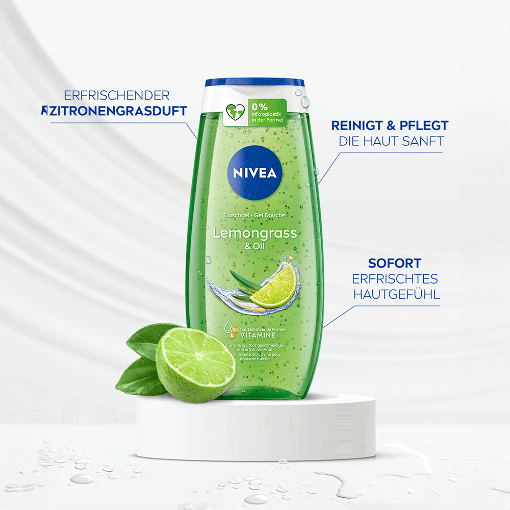 Bild: NIVEA Duschgel Lemongrass und Öl