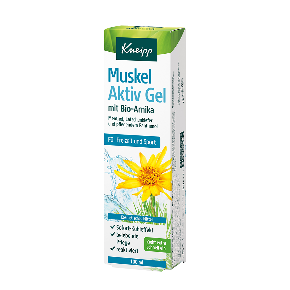 Bild: Kneipp Muskel Aktiv Gel mit Bio Arnika