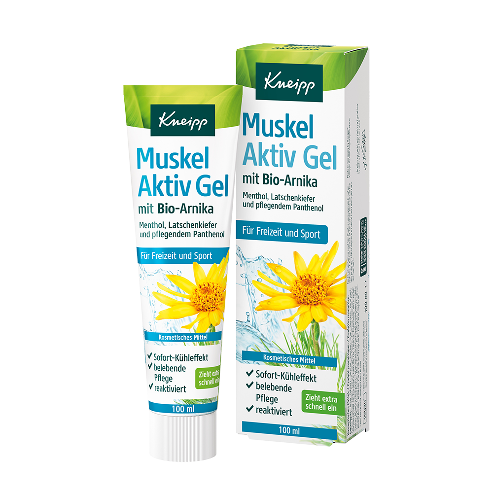 Bild: Kneipp Muskel Aktiv Gel mit Bio Arnika