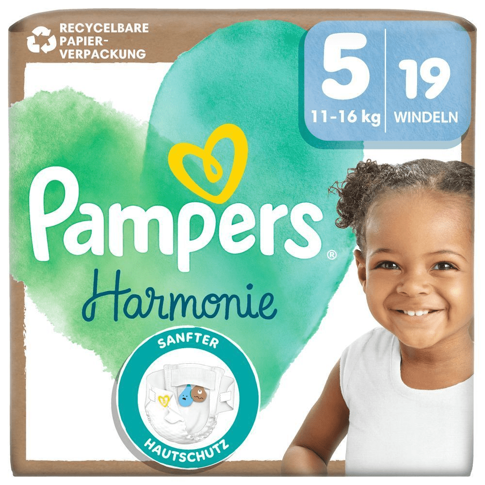 Bild: Pampers Harmonie Windeln Größe 5, 11kg-16kg