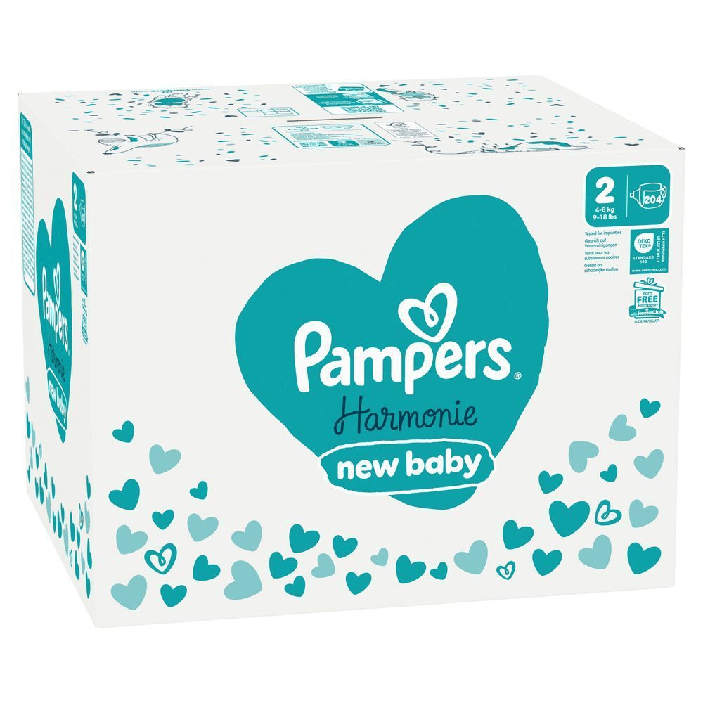 Bild: Pampers Harmonie Windeln Größe 2, Monatsbox