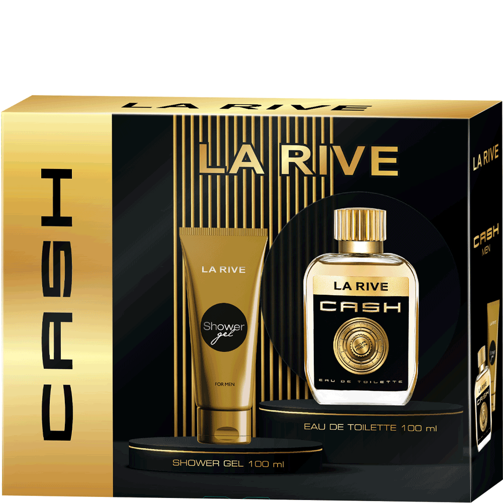 Bild: LA RIVE Cash Men Geschenkset Eau de Toilette 100 ml + Duschgel 100 ml