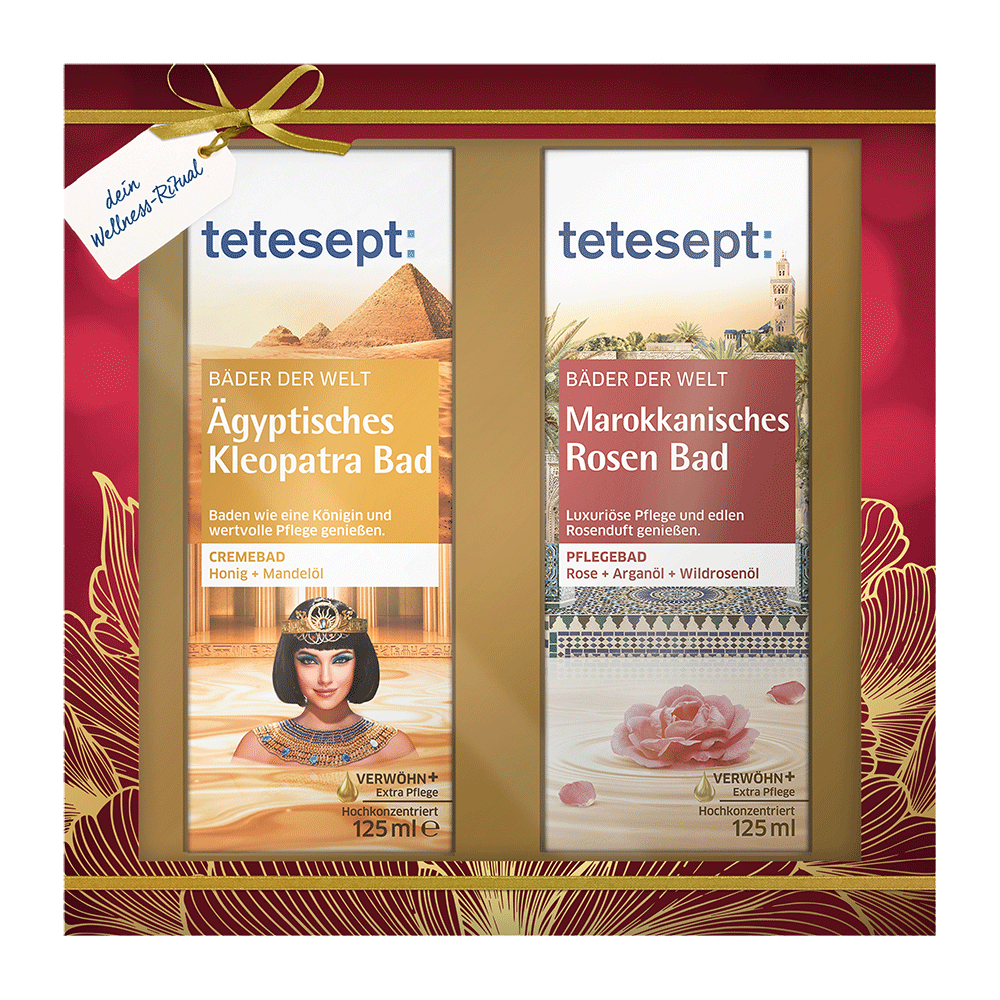 Bild: tetesept: Geschenkset Badezusätze Bäder der Welt