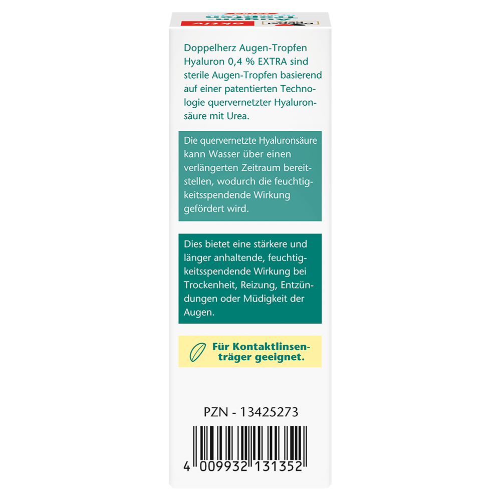 Bild: DOPPELHERZ Augentropfen Hyaluron 0,4 % Extra