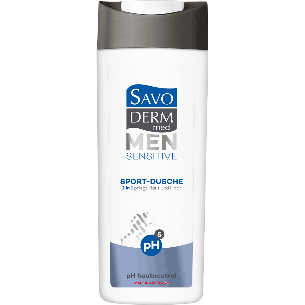 Bild: SAVODERM med Men Sport-Dusche Sensitive
