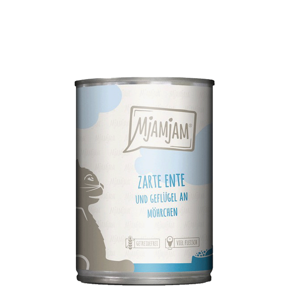 Bild: Mjamjam Zarte Ente und Geflügel an leckeren Möhrchen