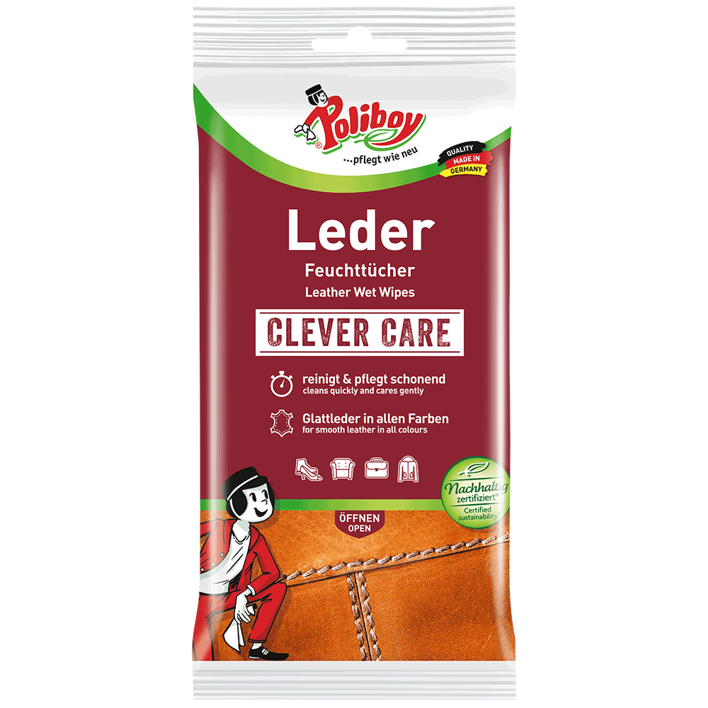 Bild: Poliboy Feuchttücher Leder