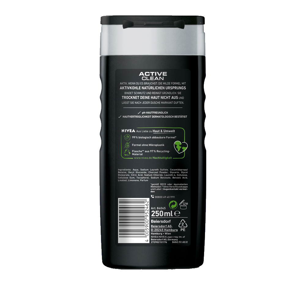 Bild: NIVEA MEN 3in1 Duschgel Active Clean